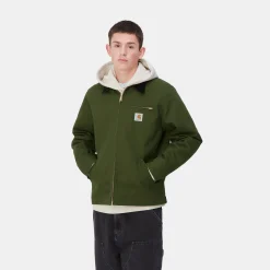 Jacken & Mäntel>Carhartt WIP Detroit Jacket (Winter) Tarragon / Black