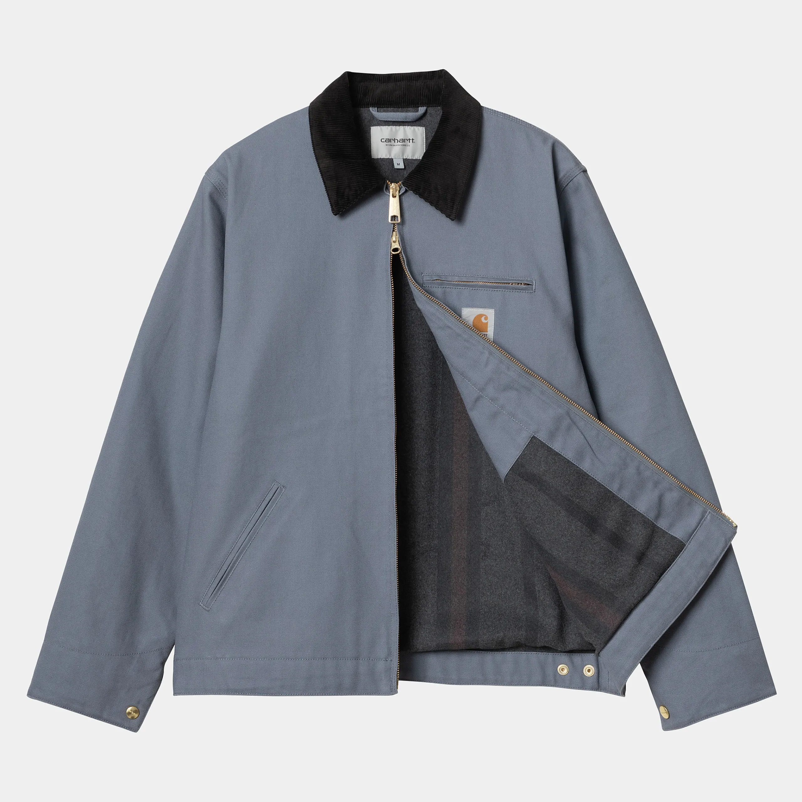 Jacken & Mäntel>Carhartt WIP Detroit Jacket (Winter) Dove Grey / Black