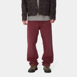 Hosen>Carhartt WIP Double Knee Pant Malbec