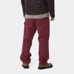 Hosen>Carhartt WIP Double Knee Pant Malbec