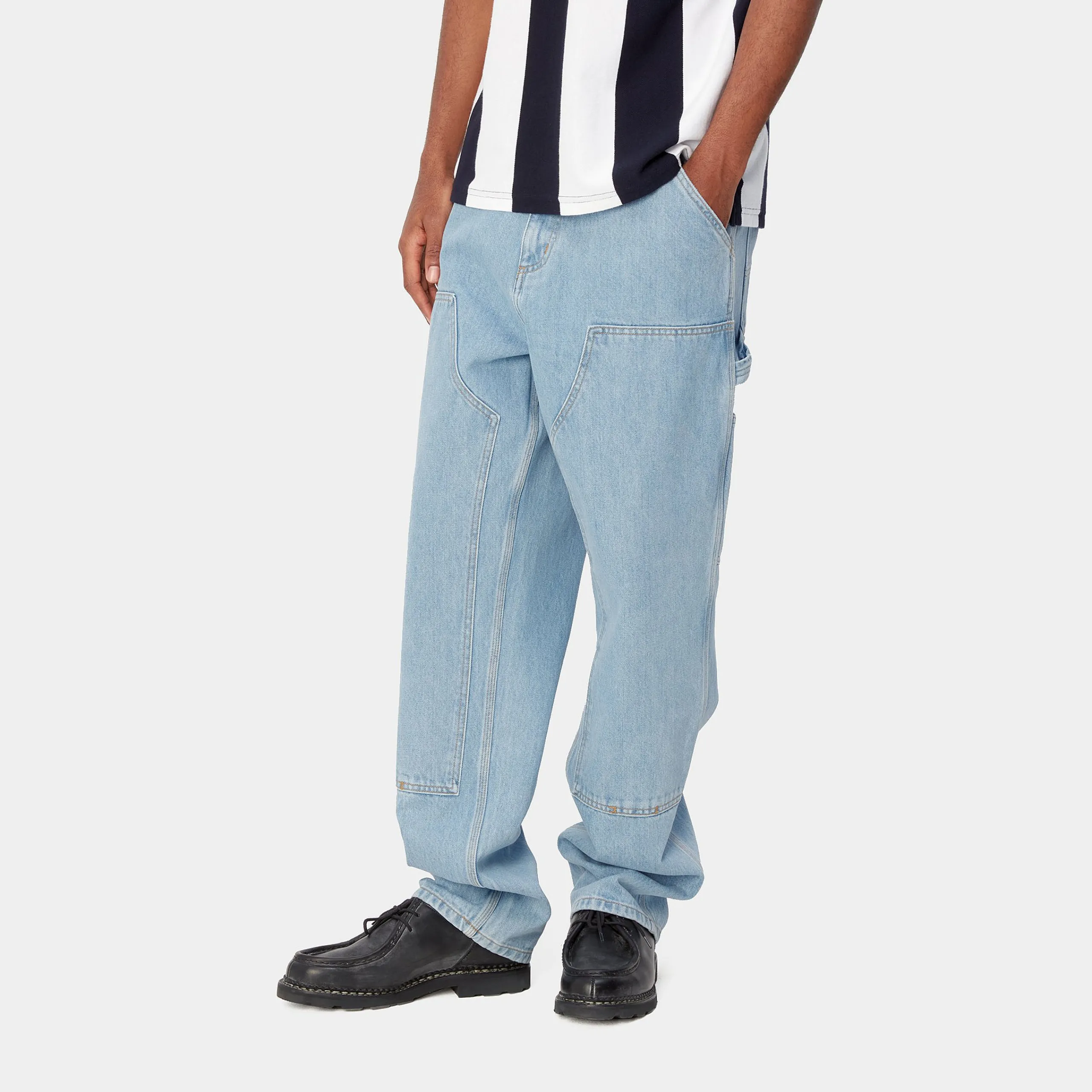 Denim|Hosen>Carhartt WIP Double Knee Pant Blue