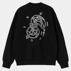 Sweats>Carhartt WIP DUBLAB 25 YRS Sweatshirt Black
