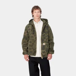 Jacken & Mäntel>Carhartt WIP Duck Active Jacket Camo Duck, Green / Office Green