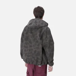 Jacken & Mäntel>Carhartt WIP Duck Active Jacket Camo Duck, Green / Graphite