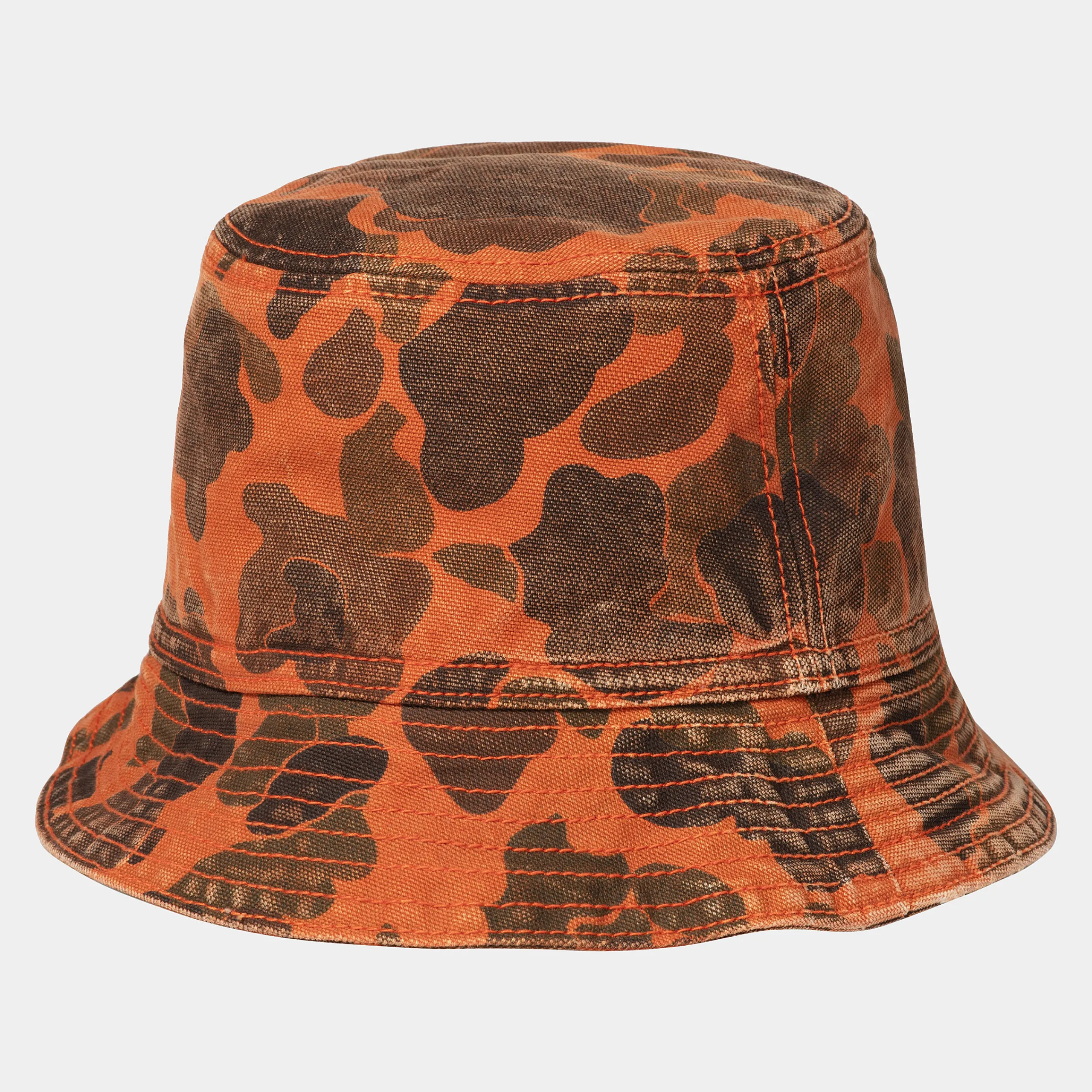Accessoires|Accessoires>Carhartt WIP Duck Bucket Hat Camo Duck, Green / Turmeric