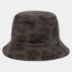 Accessoires|Accessoires>Carhartt WIP Duck Bucket Hat Camo Duck, Green / Graphite