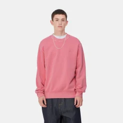 Sweats>Carhartt WIP Duster Script Sweat Charm Pink