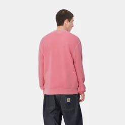 Sweats>Carhartt WIP Duster Script Sweat Charm Pink