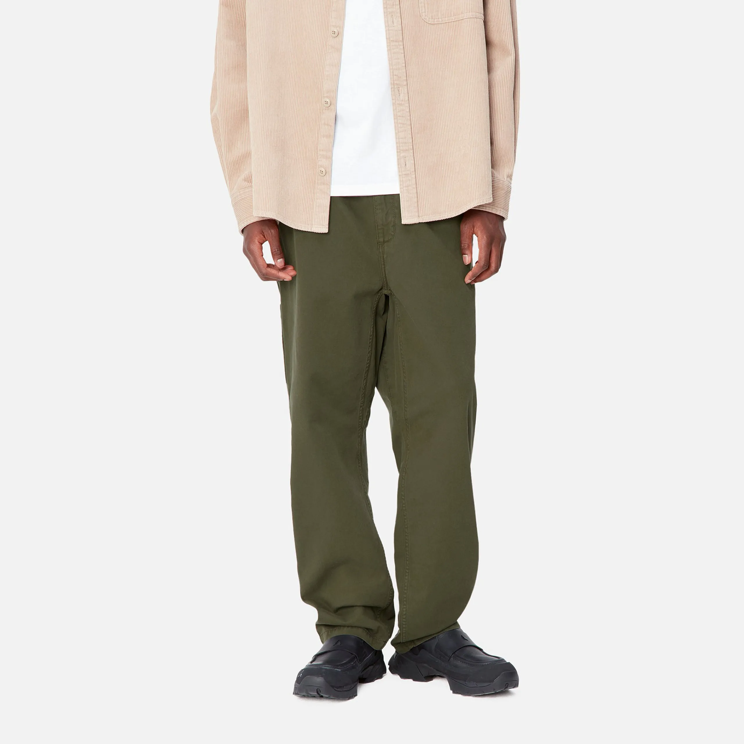 Hosen>Carhartt WIP Flint Pant Office Green