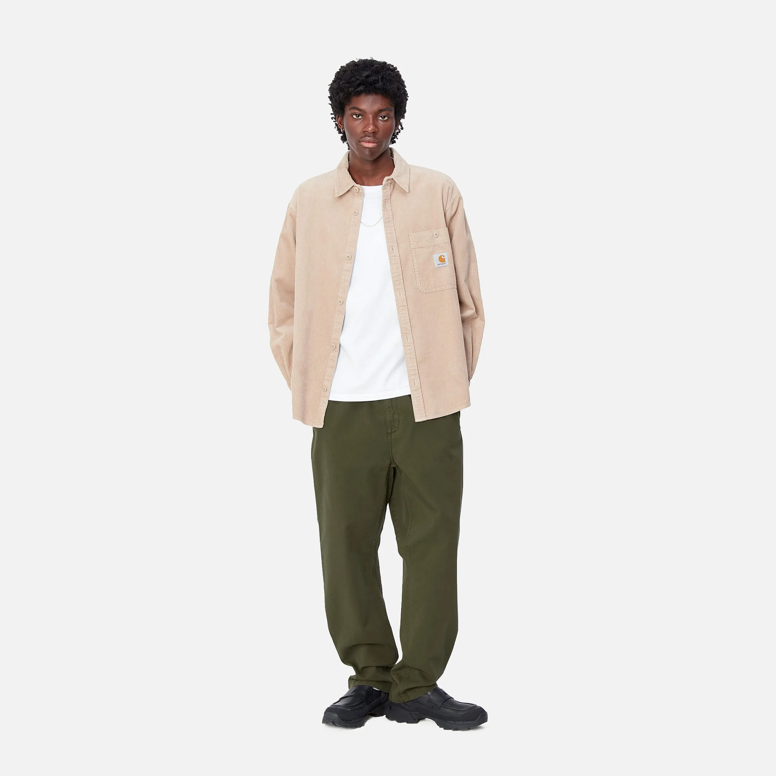 Hosen>Carhartt WIP Flint Pant Office Green
