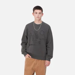 Sweats>Carhartt WIP Flying Ducks Sweat Graphite