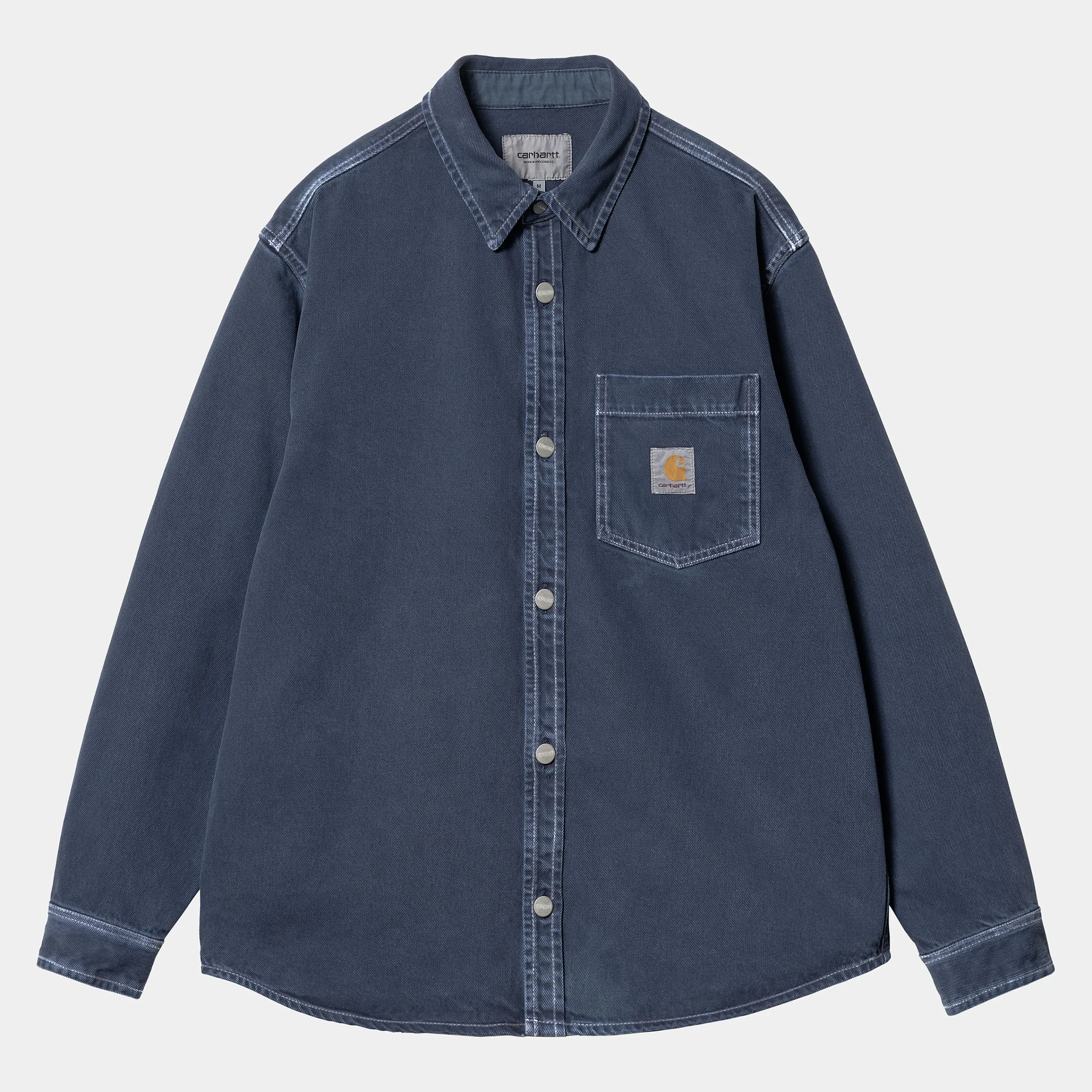 Jacken & Mäntel|Hemden>Carhartt WIP George Shirt Jac Air Force Blue