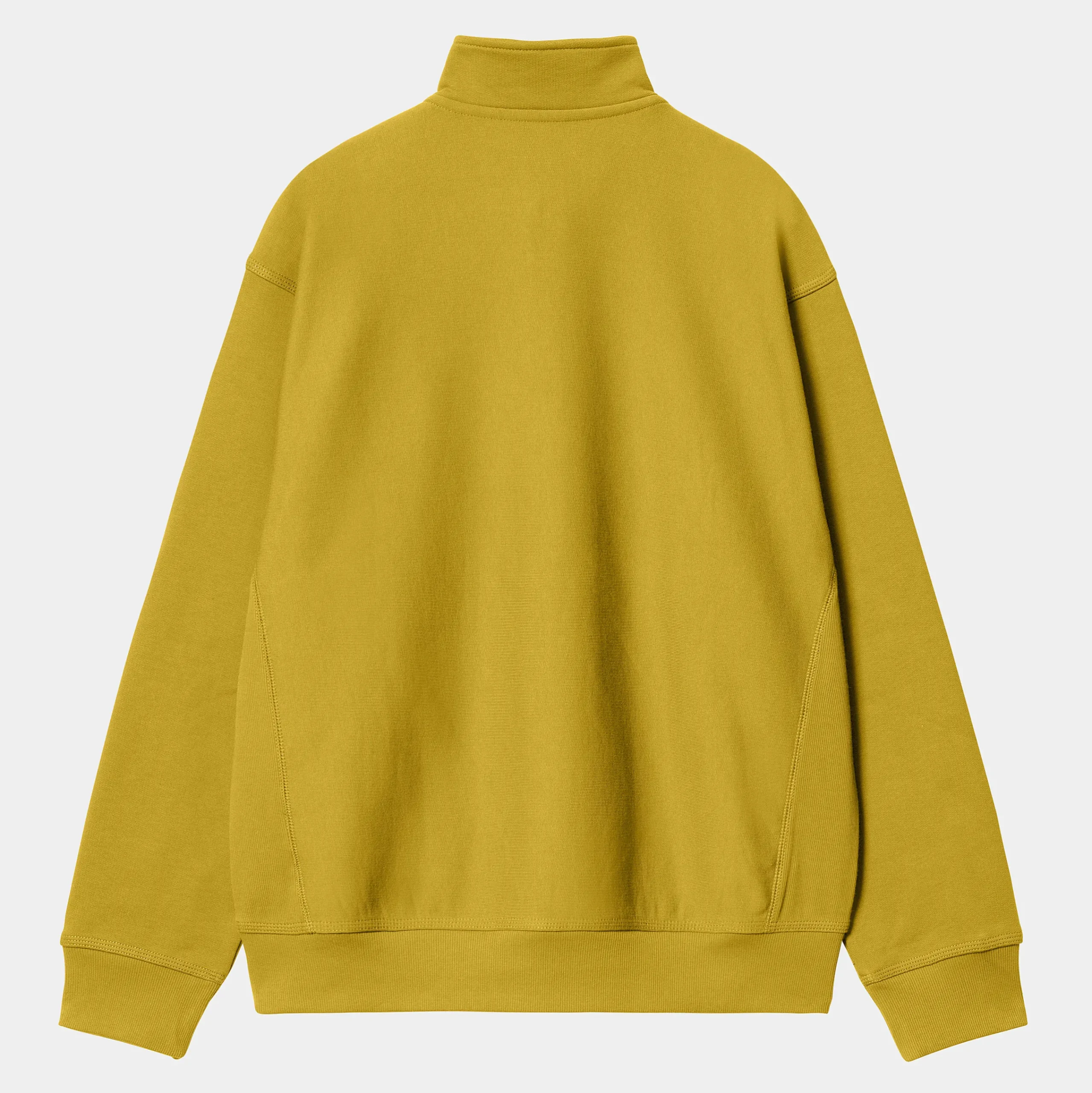 Sweats>Carhartt WIP Half Zip American Script Sweatshirt Golden Olive