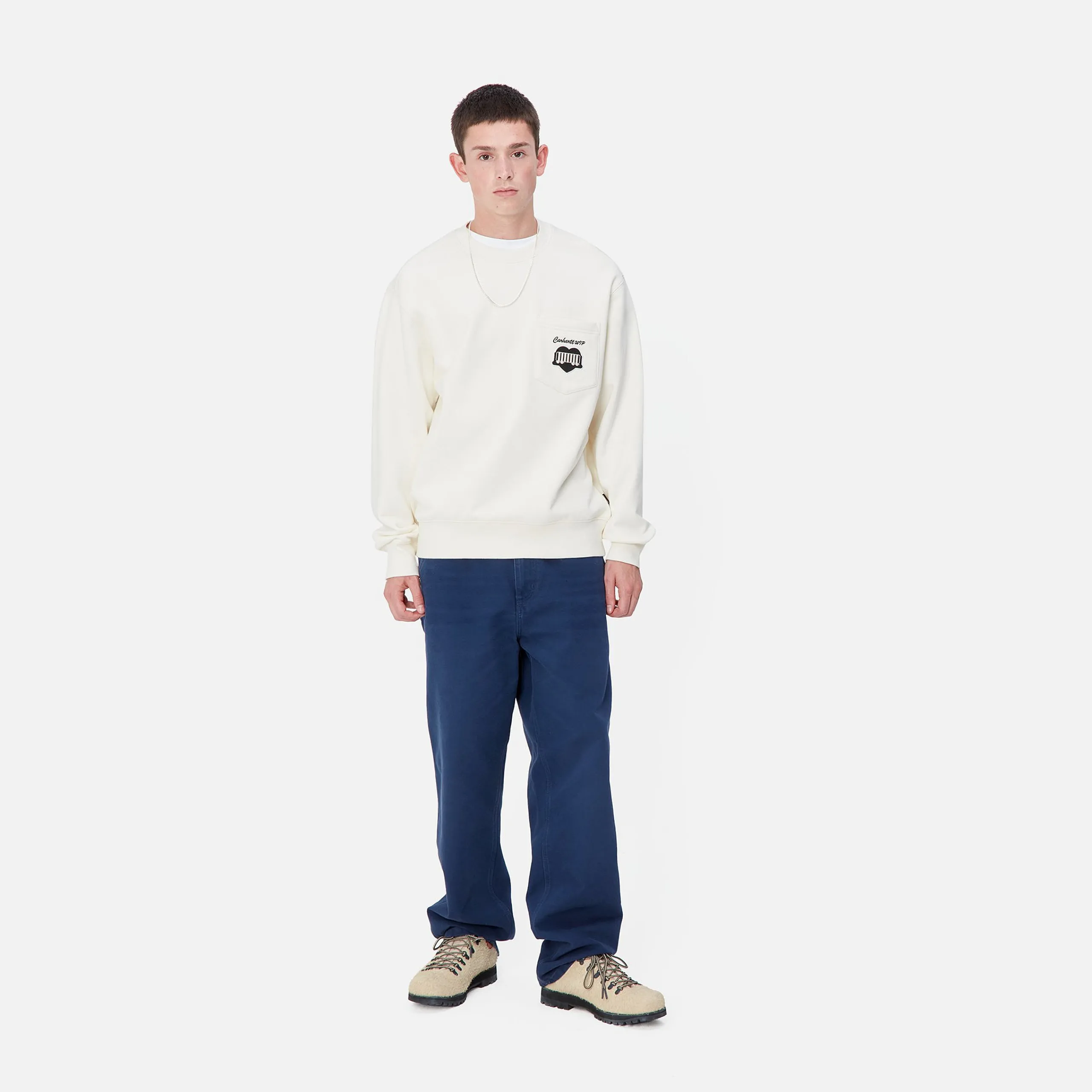 Sweats>Carhartt WIP Heart Train Pocket Sweat Wax