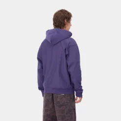Sweats>Carhartt WIP Hooded American Script Sweatshirt Aura