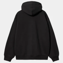 Sweats>Carhartt WIP Hooded Brown Ducks Sweat Black