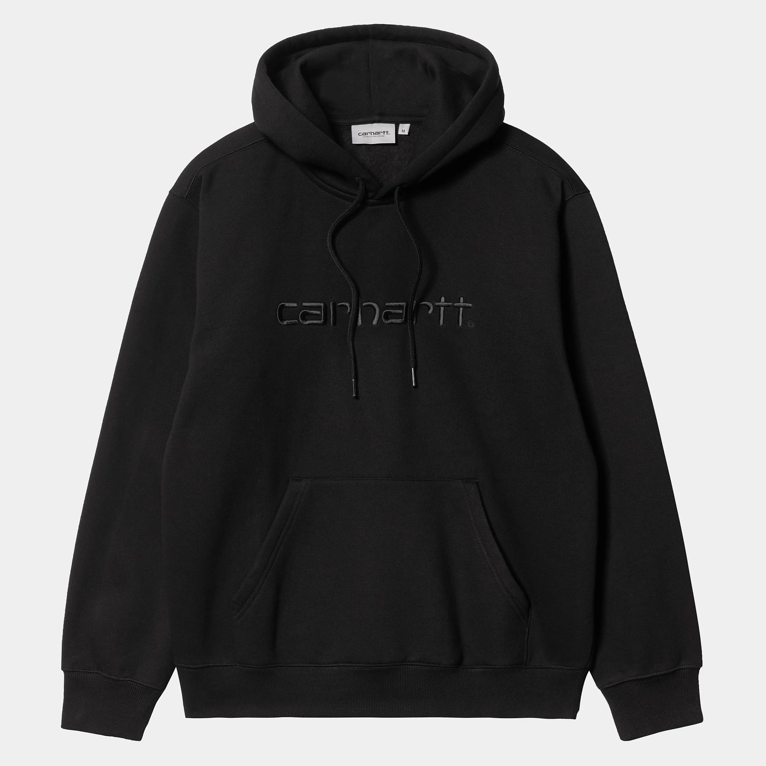 Sweats>Carhartt WIP Hooded Carhartt Sweatshirt Black / Black