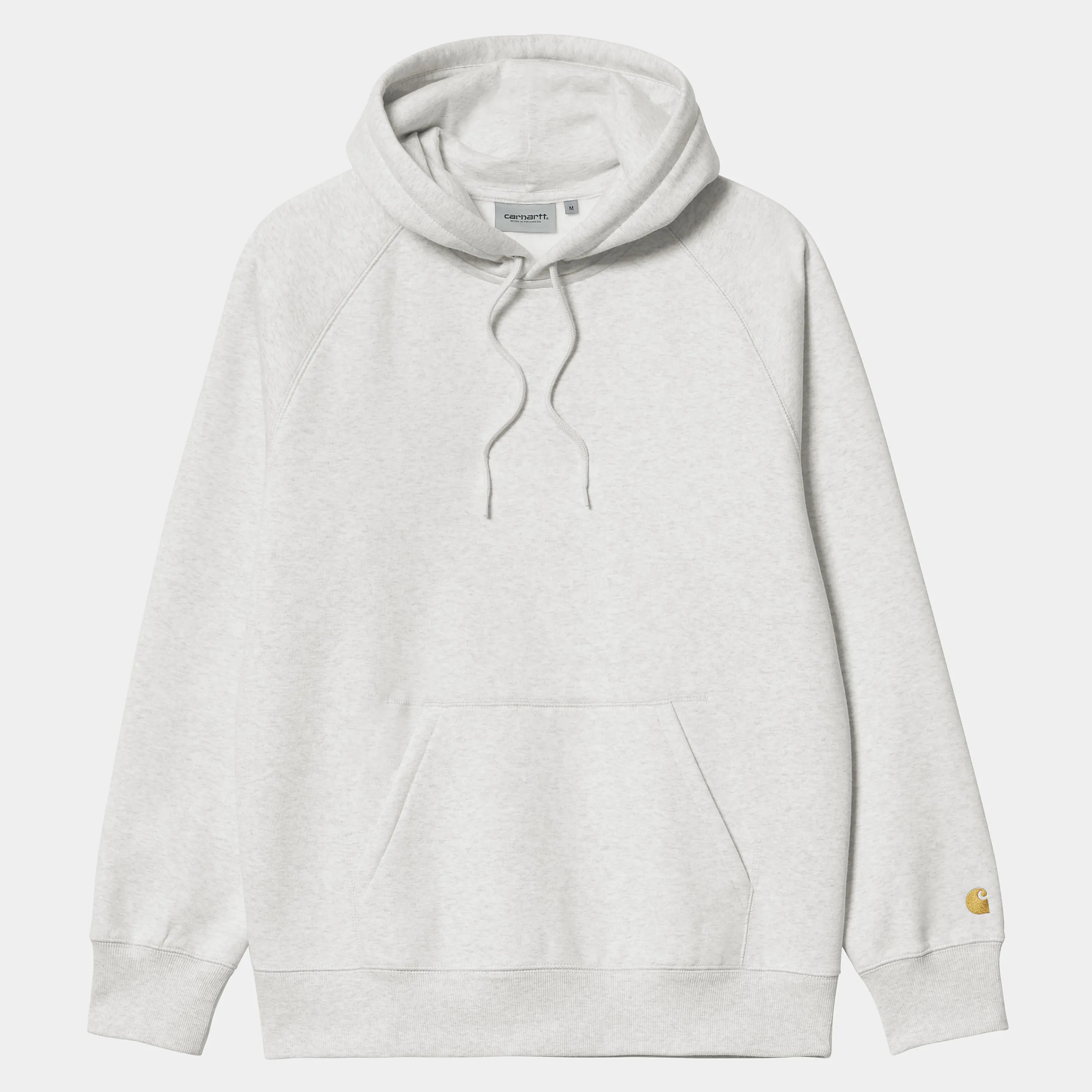 Sweats>Carhartt WIP Hooded Chase Sweatshirt Ash Heather / Gold