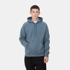 Sweats>Carhartt WIP Hooded Chase Sweatshirt Positano / Gold