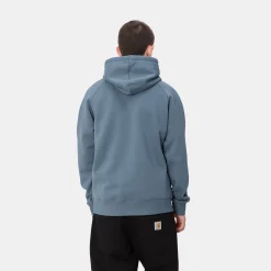 Sweats>Carhartt WIP Hooded Chase Sweatshirt Positano / Gold