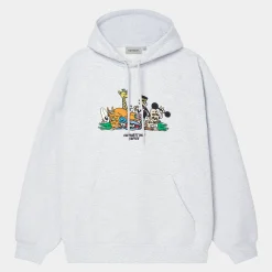 Sweats>Carhartt WIP Hooded Coffee Sweatshirt FW24 Ash Heather