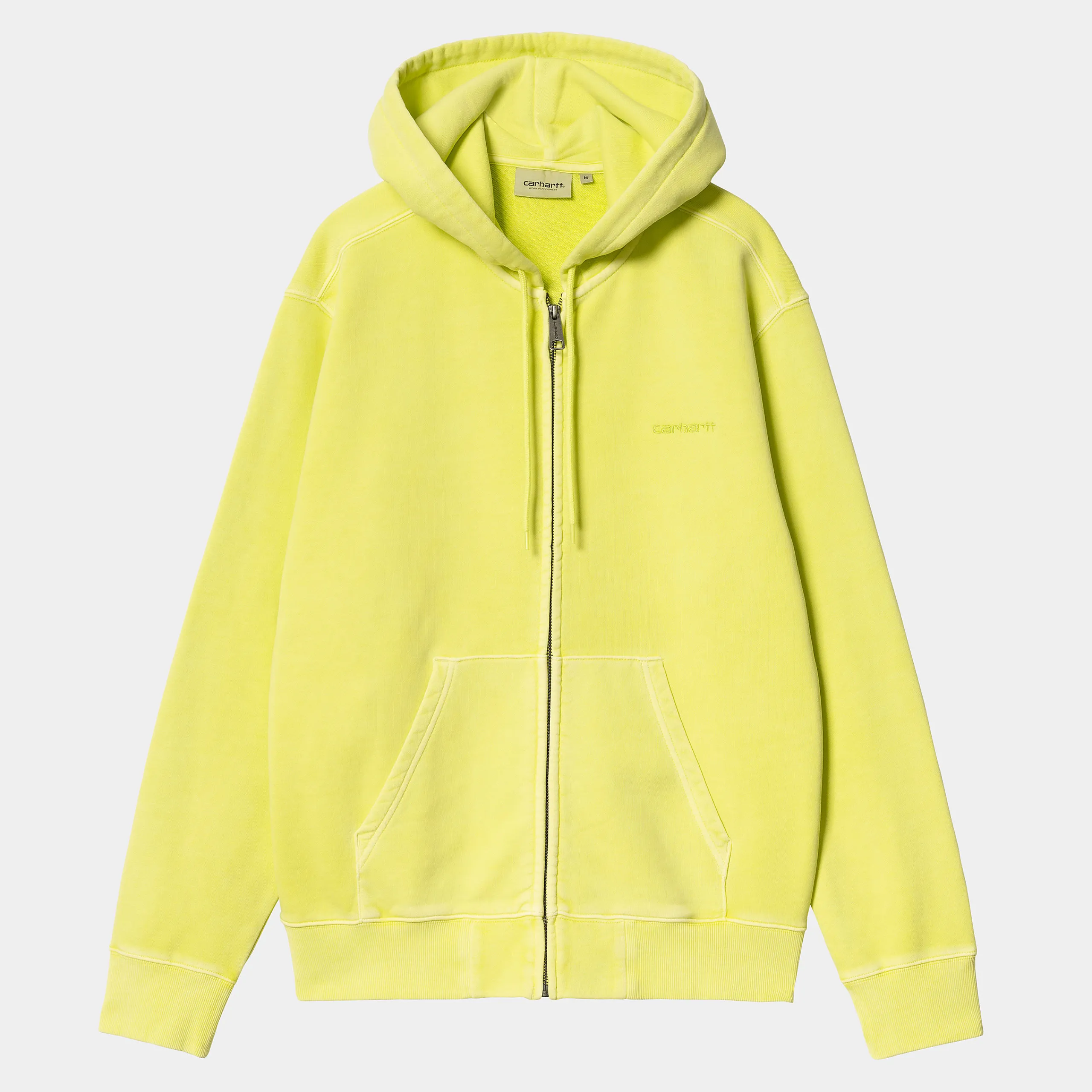 Sweats>Carhartt WIP Hooded Duster Script Jacket Arctic Lime
