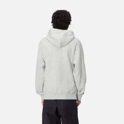 Sweats>Carhartt WIP Hooded Pepe Friends Sweat Ash Heather / Black