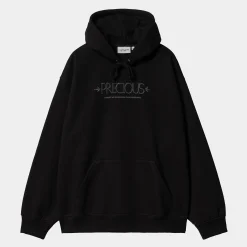 Sweats>Carhartt WIP Hooded Precious Sweat Black