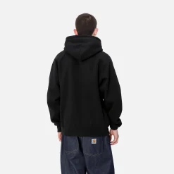 Sweats>Carhartt WIP Hooded Yute Sweat Black
