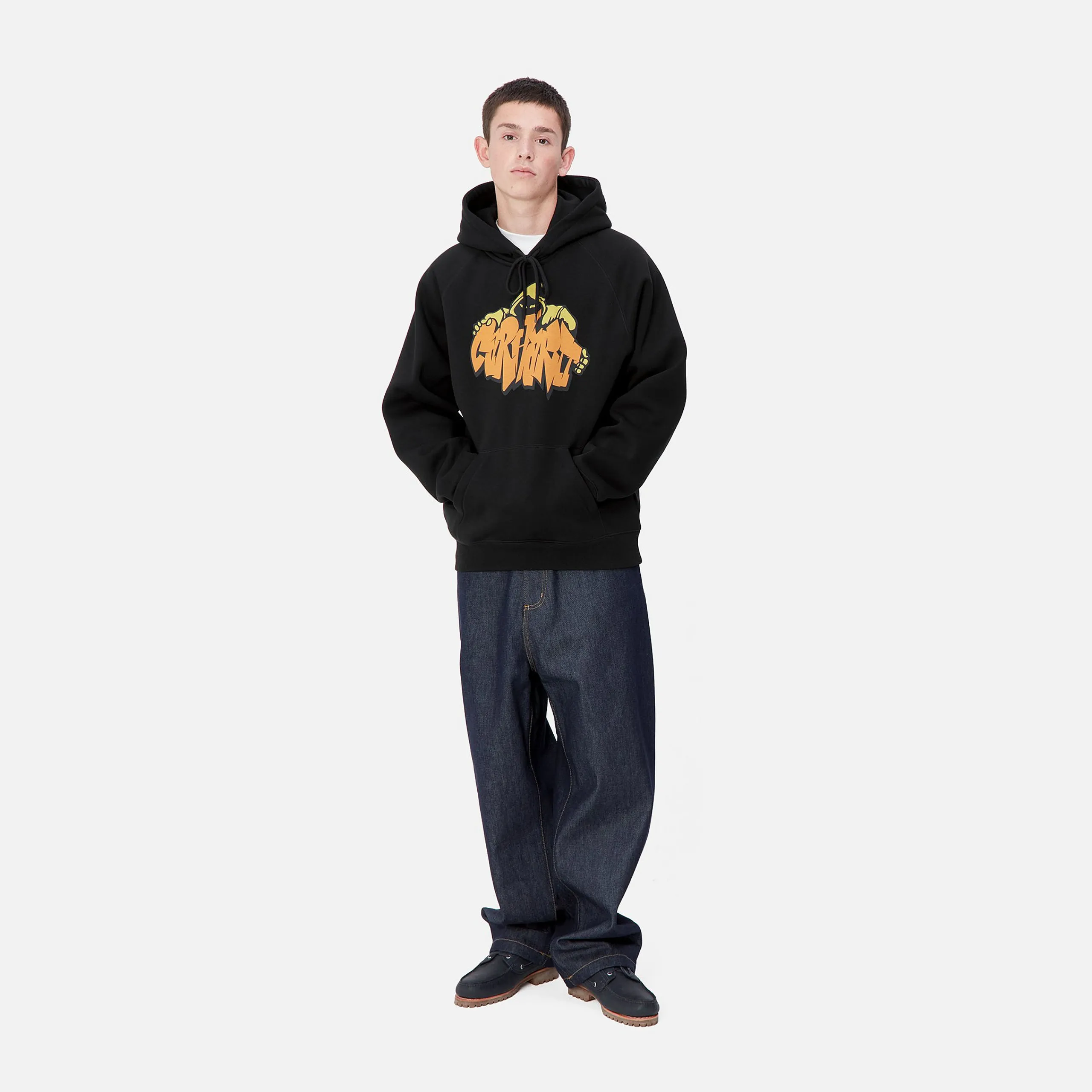 Sweats>Carhartt WIP Hooded Yute Sweat Black