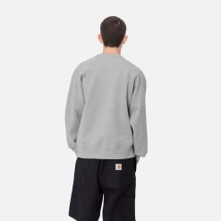 Sweats>Carhartt WIP Lazy Duck Academy Sweat Grey Heather
