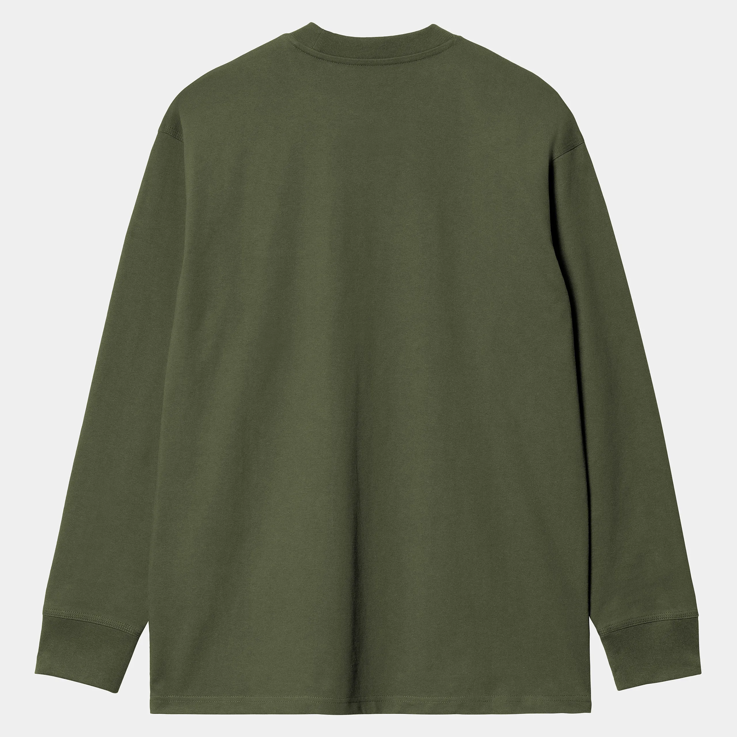 T-Shirts & Polos>Carhartt WIP L/S American Script T-Shirt Tarragon