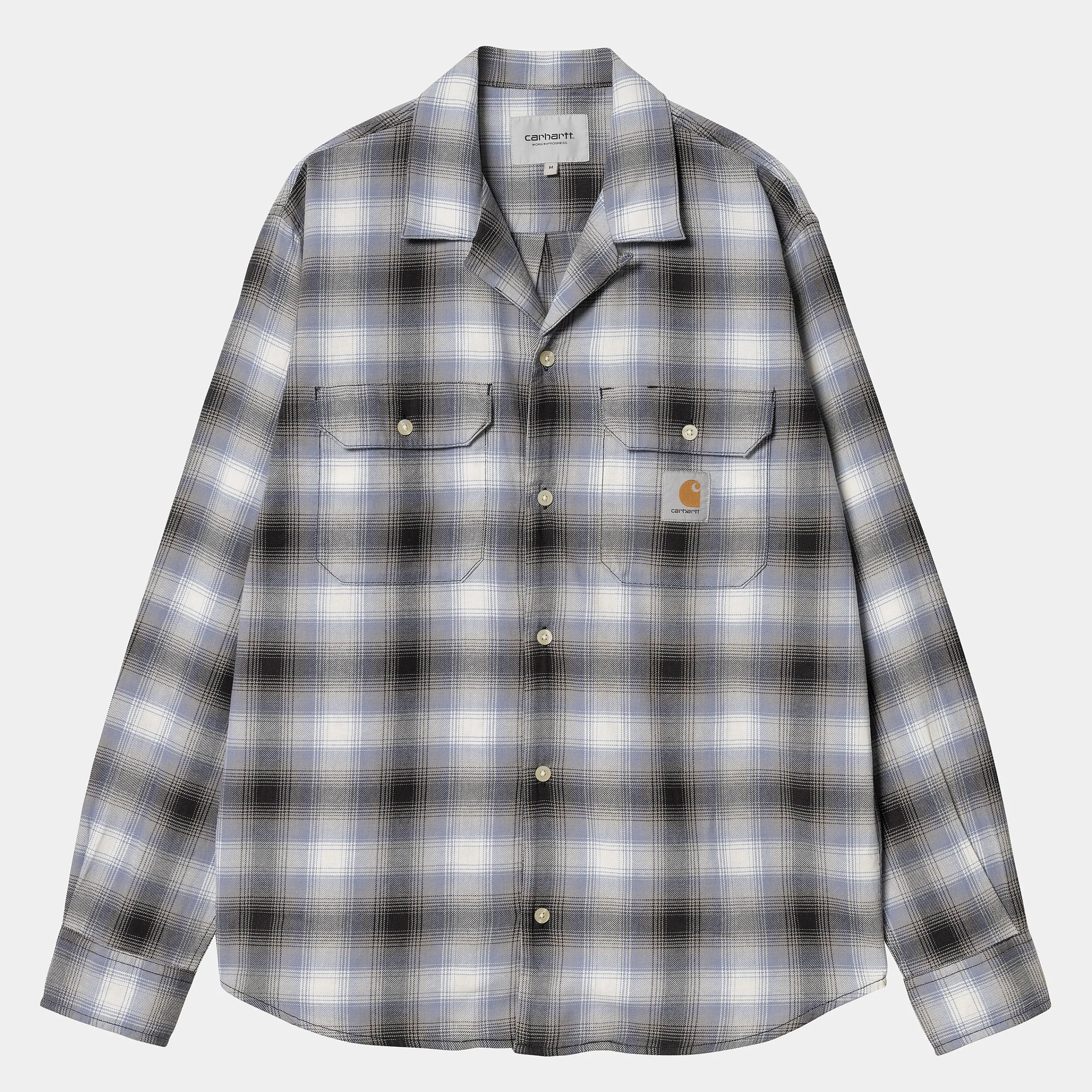 Hemden>Carhartt WIP L/S Blanchard Shirt Blanchard Check, Charm Blue