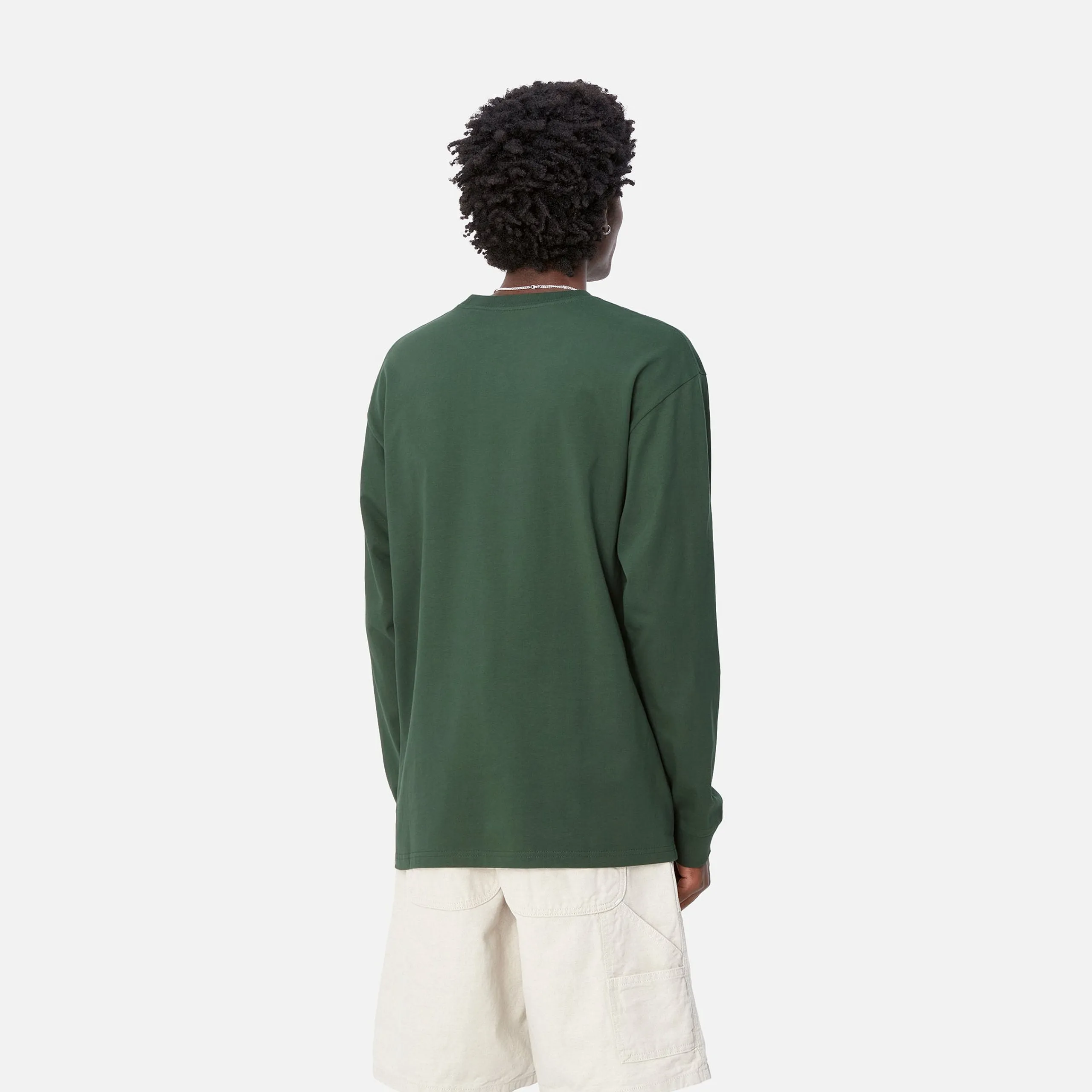 T-Shirts & Polos>Carhartt WIP L/S Chase T-Shirt Sycamore Tree / Gold