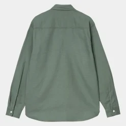 Hemden>Carhartt WIP L/S Clink Shirt Duck Green