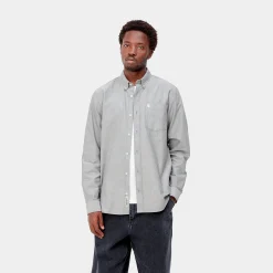 Hemden>Carhartt WIP L/S C-Logo Shirt Black / White