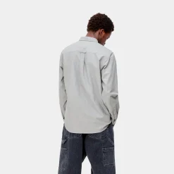 Hemden>Carhartt WIP L/S C-Logo Shirt Black / White