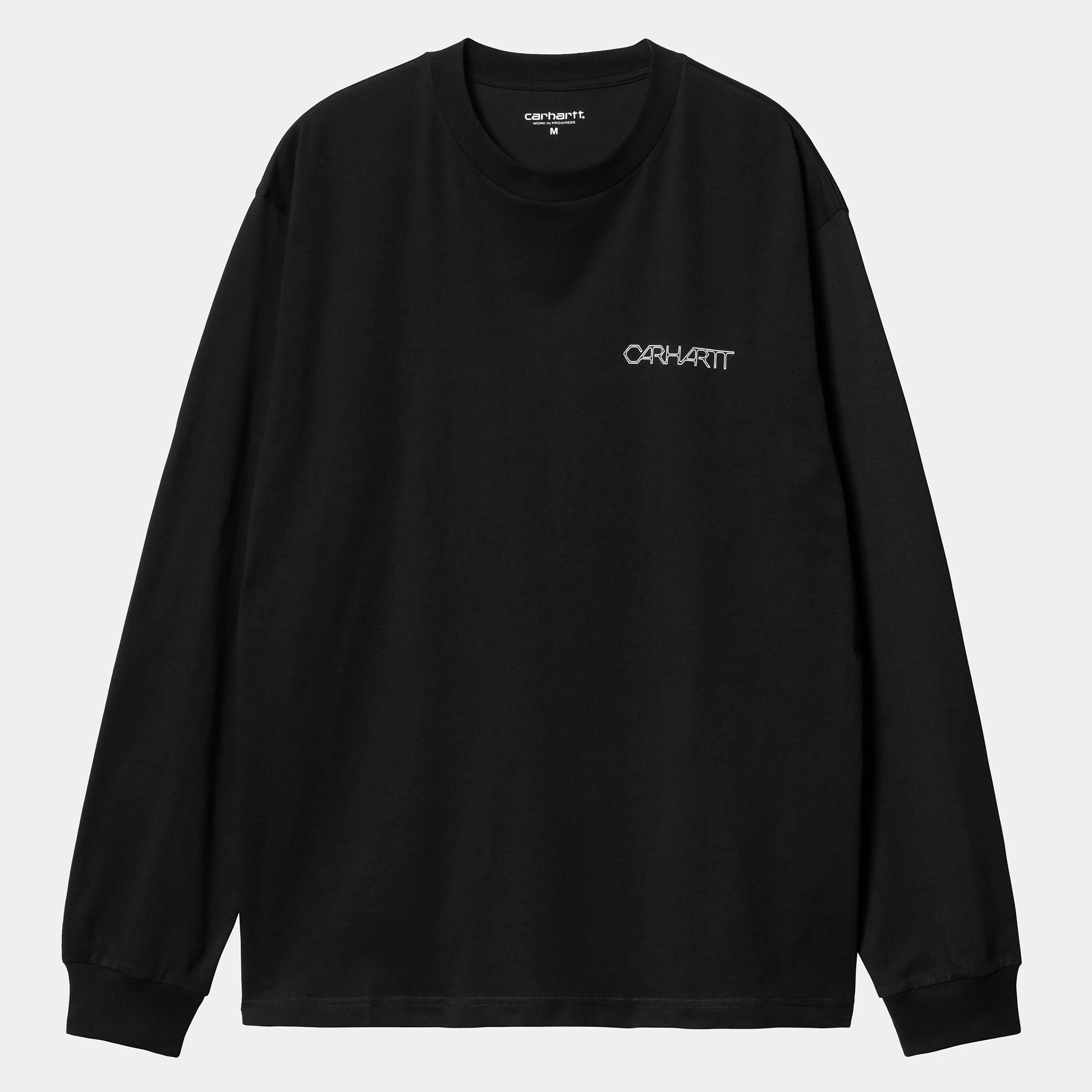 T-Shirts & Polos>Carhartt WIP L/S Detroit Standard T-Shirt Black / White