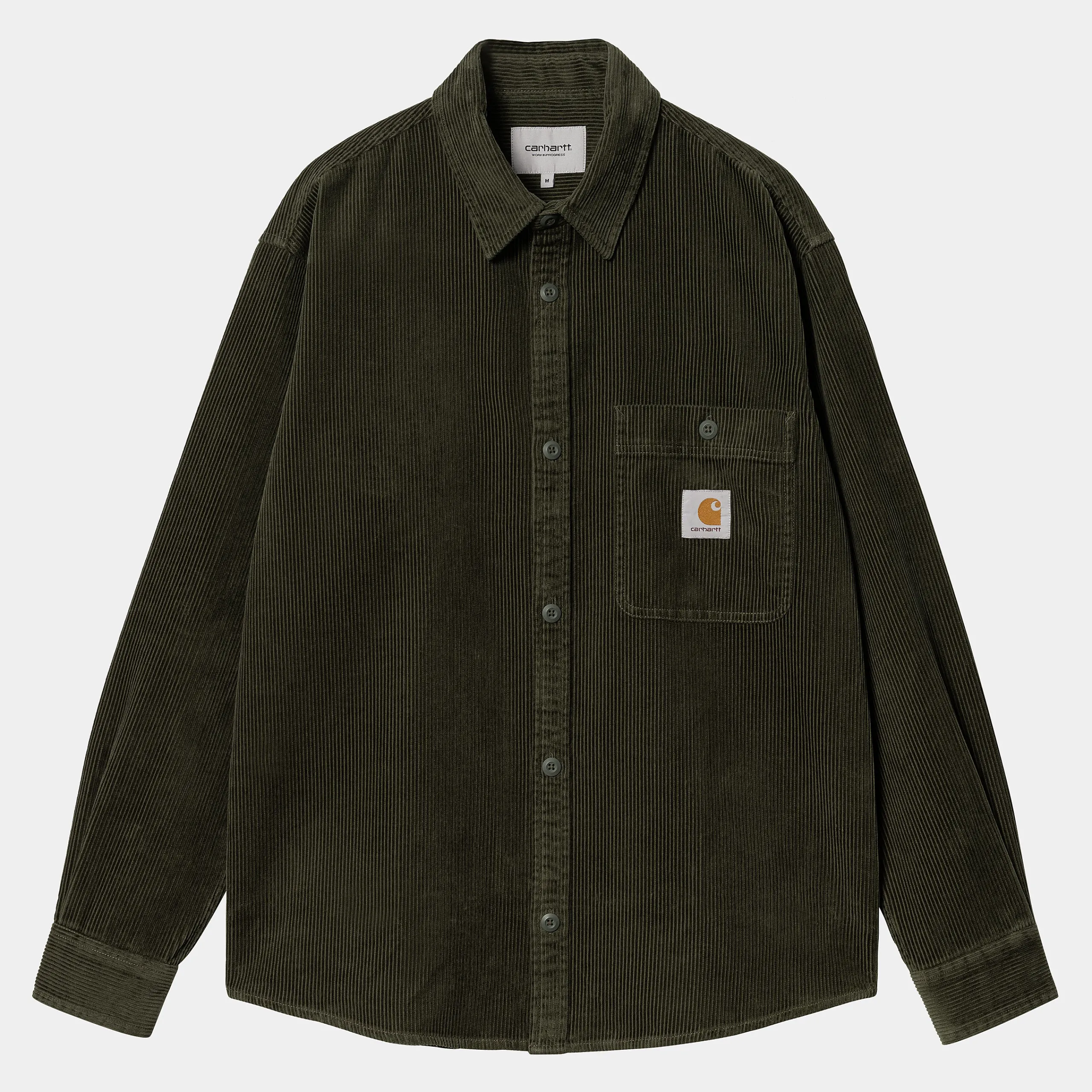 Hemden>Carhartt WIP L/S Flint Shirt Office Green