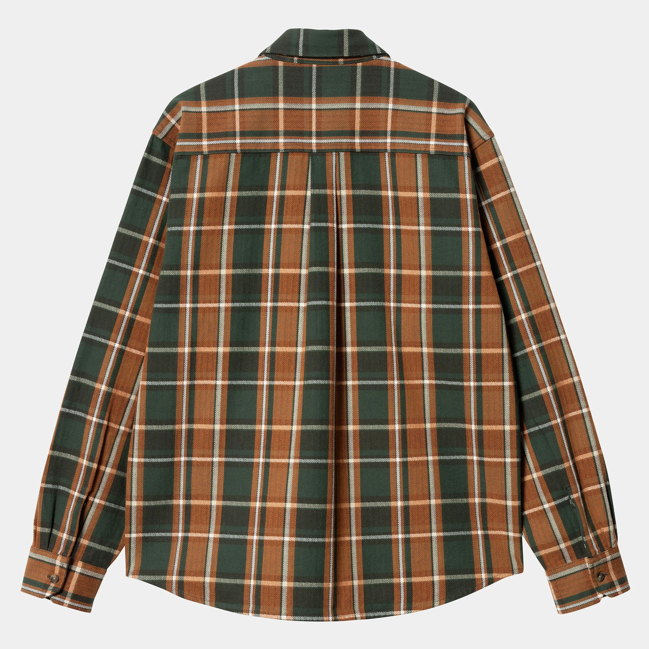 Hemden>Carhartt WIP L/S Hobart Shirt Hobart Check, Sycamore Tree
