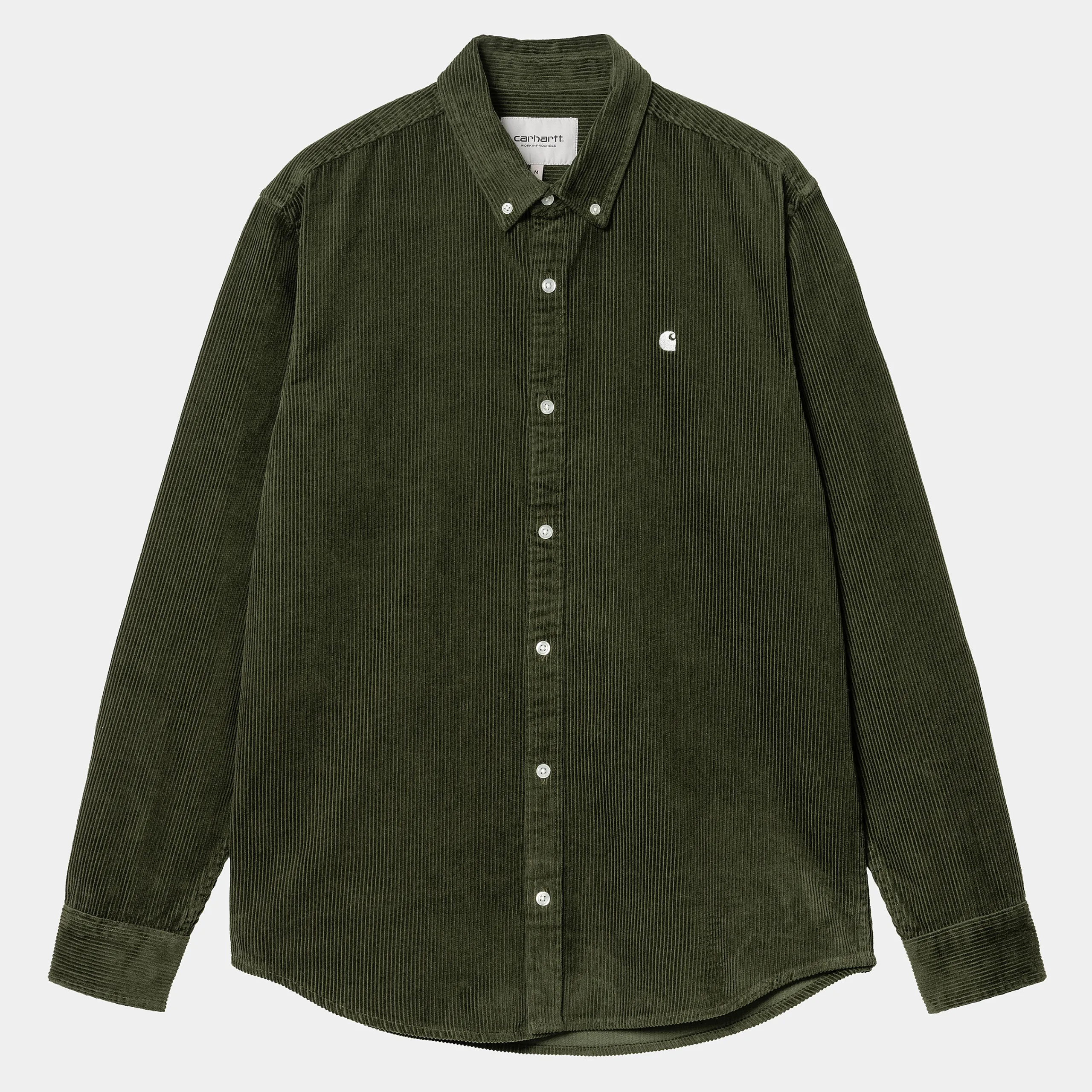 Hemden>Carhartt WIP L/S Madison Cord Shirt Tarragon / Wax