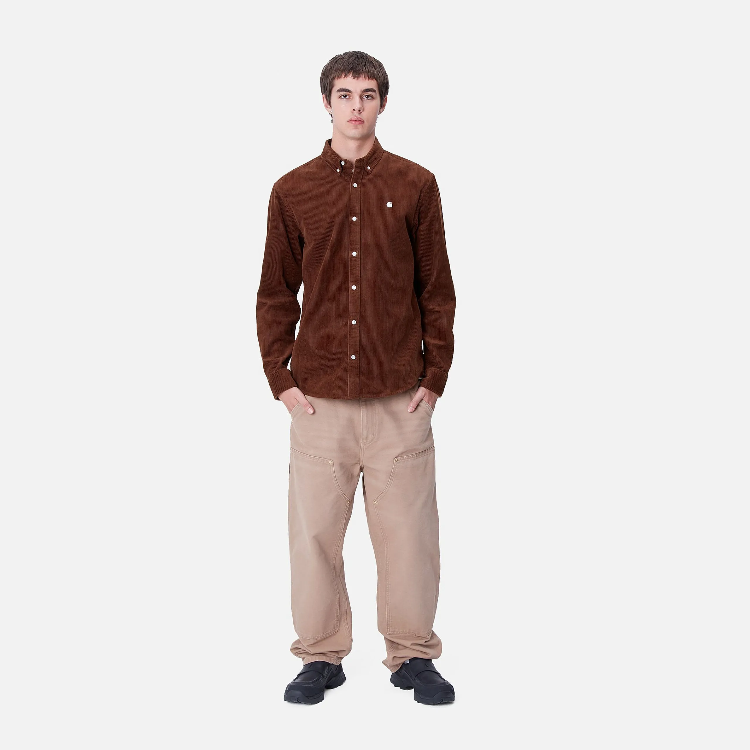 Hemden>Carhartt WIP L/S Madison Cord Shirt Offroad / Wax