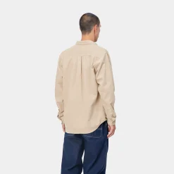 Hemden>Carhartt WIP L/S Madison Cord Shirt Wall / Black