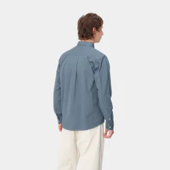 Hemden>Carhartt WIP L/S Madison Shirt Positano / Wax