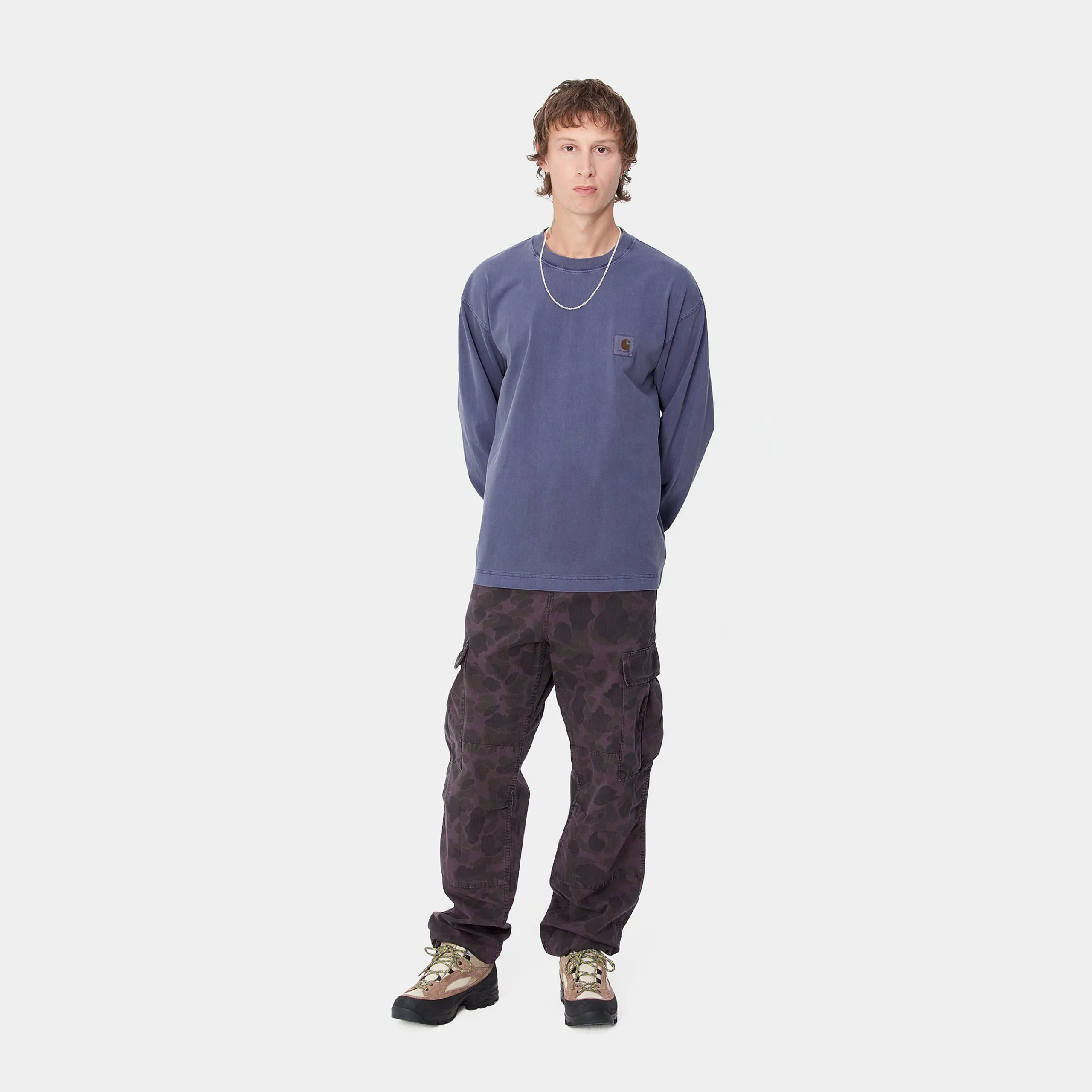 T-Shirts & Polos>Carhartt WIP L/S Vista T-Shirt Aura