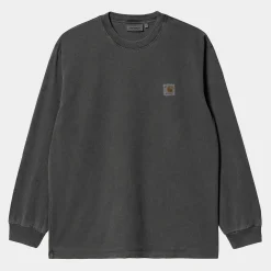 T-Shirts & Polos>Carhartt WIP L/S Vista T-Shirt Graphite