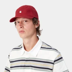 Accessoires|Accessoires>Carhartt WIP Madison Logo Cap Tuscany / White
