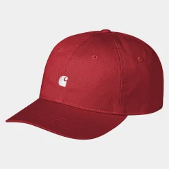 Accessoires|Accessoires>Carhartt WIP Madison Logo Cap Tuscany / White