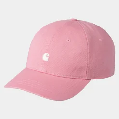 Accessoires|Accessoires>Carhartt WIP Madison Logo Cap Dusty Rose / Wax