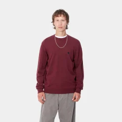 Strick>Carhartt WIP Madison Sweater Malbec / Black